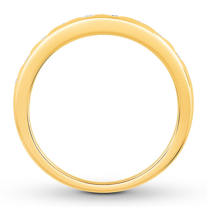 Diamond Anniversary Band 1/5 ct tw Round-cut 10K Yellow Gold