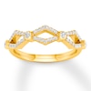 Thumbnail Image 0 of Diamond Stackable Ring 1/4 ct tw Bezel-set 10K Yellow Gold