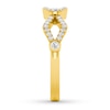 Thumbnail Image 2 of Diamond Stackable Ring 1/4 ct tw Bezel-set 10K Yellow Gold