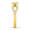 Thumbnail Image 3 of Diamond Stackable Ring 1/4 ct tw Bezel-set 10K Yellow Gold