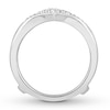 Thumbnail Image 1 of Diamond Enhancer Ring 3/8 ct tw Round-cut 14K White Gold
