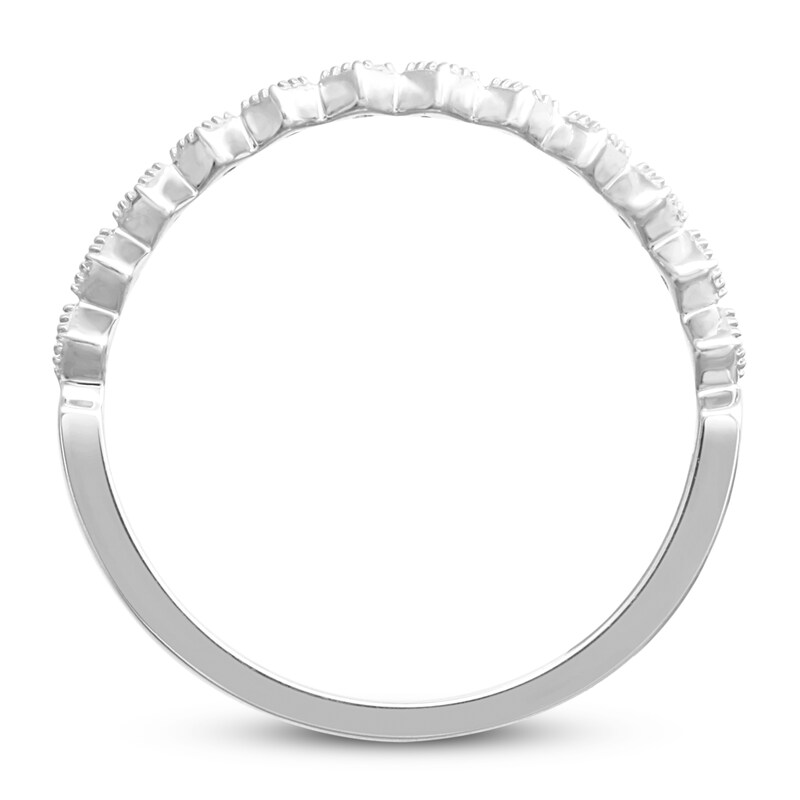 Main Image 3 of Stackable Ring 1/20 ct tw Diamond 10K White Gold