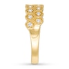 Thumbnail Image 3 of Diamond Anniversary Ring 1/4 ct tw Round-cut 10K Yellow Gold