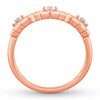 Thumbnail Image 1 of Diamond Anniversary Ring 1/4 ct tw Round-cut 10K Rose Gold