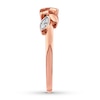 Thumbnail Image 2 of Leaf Band Diamond Accents 10K Rose Gold