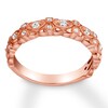 Thumbnail Image 0 of Diamond Anniversary Ring 1/4 ct tw Round-cut 10K Rose Gold