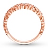 Thumbnail Image 1 of Diamond Anniversary Ring 1/4 ct tw Round-cut 10K Rose Gold
