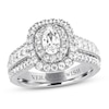 Thumbnail Image 0 of Vera Wang WISH Oval Diamond Engagement Ring 1-3/8 ct tw 14K White Gold