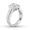 Thumbnail Image 1 of Vera Wang WISH Oval Diamond Ring 1-3/8 ct tw 14K White Gold
