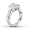 Thumbnail Image 1 of Vera Wang WISH Oval Diamond Engagement Ring 1-3/8 ct tw 14K White Gold