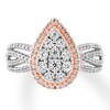 Thumbnail Image 1 of Diamond Ring 3/4 ct tw Round 14K Two-Tone Gold