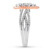 Thumbnail Image 3 of Diamond Ring 3/4 ct tw Round 14K Two-Tone Gold