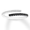 Thumbnail Image 0 of Black & White Diamond Ring 1/4 ct tw 10K White Gold