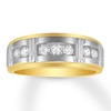 Thumbnail Image 0 of Men's Diamond Band 1/2 ct tw Round-cut 14K Yellow Gold