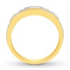 Thumbnail Image 2 of Men's Diamond Band 1/2 ct tw Round-cut 14K Yellow Gold