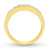 Thumbnail Image 1 of Men's Diamond Band 1/2 ct tw Round-cut 14K Yellow Gold