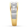 Thumbnail Image 2 of Men's Diamond Band 1/2 ct tw Round-cut 14K Yellow Gold