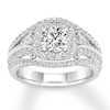 Thumbnail Image 0 of Diamond Anniversary Ring 1 ct tw Round-cut 14K White Gold