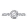 Thumbnail Image 2 of Diamond Promise Ring 1/2 ct tw Round 10K White Gold