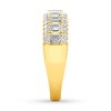 Thumbnail Image 2 of Diamond Anniversary Ring 1-5/8 ct tw Emerald-cut 14K Yellow Gold