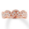 Thumbnail Image 1 of Diamond Anniversary Band 3/4 ct tw Round-cut 14K Rose Gold