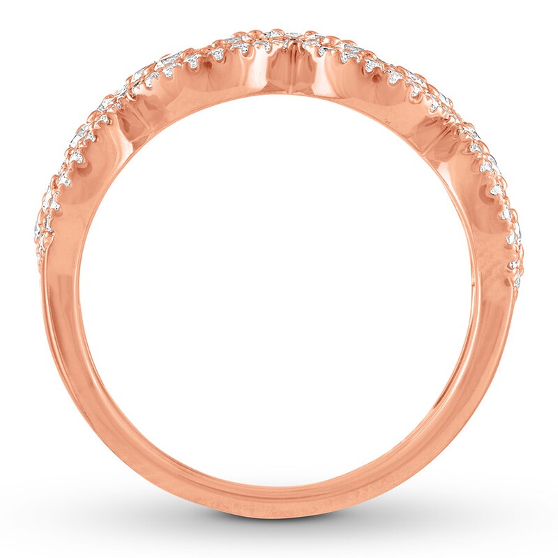 Main Image 2 of Diamond Anniversary Band 3/4 ct tw Round-cut 14K Rose Gold