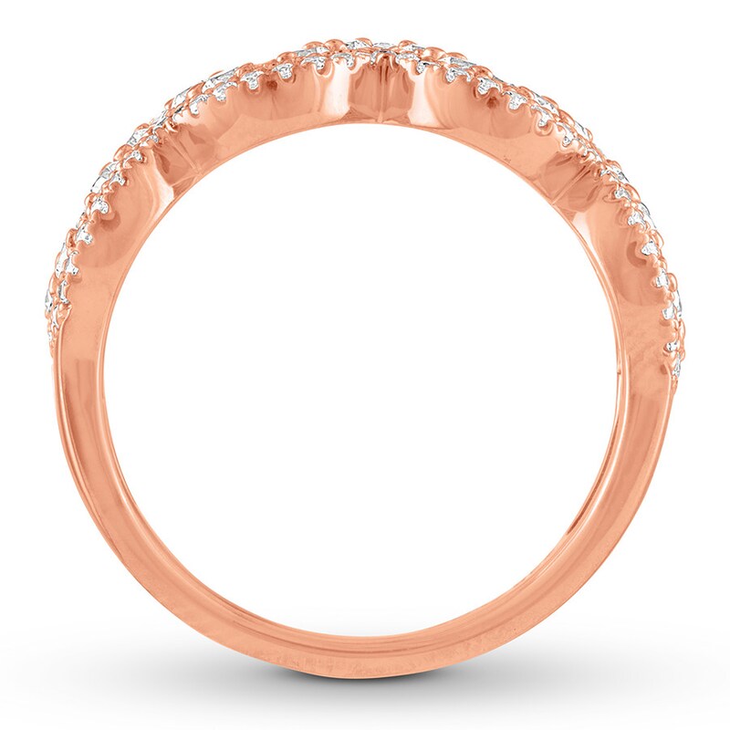 Diamond Anniversary Band 3/4 ct tw Round-cut 14K Rose Gold