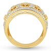 Diamond Anniversary Ring 3/8 ct tw Round 10K Yellow Gold