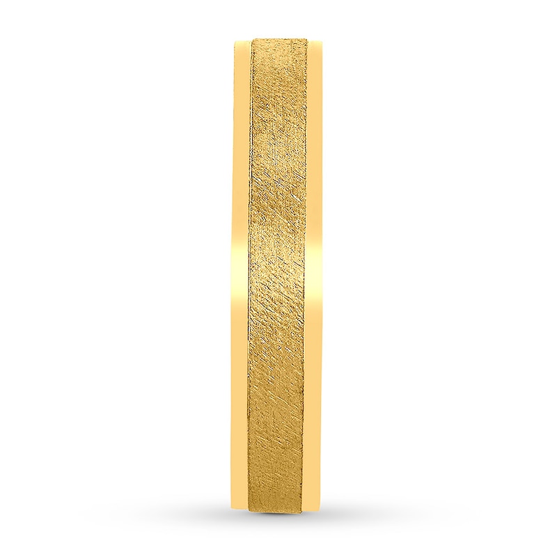 Main Image 3 of Wedding Band 14K Two-Tone Gold 4mm