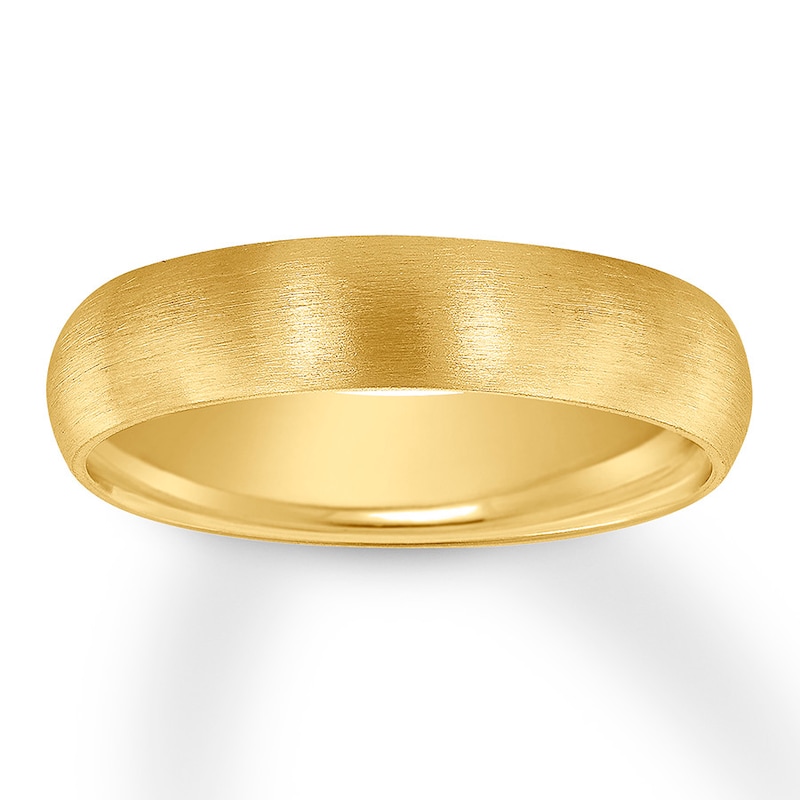 Wedding Band 14K Yellow Gold 5mm