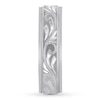 Thumbnail Image 3 of Carved Wedding Band 14K White Gold 6mm