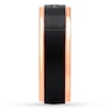 Thumbnail Image 3 of Men's Black Diamond Band 1/20 carat Black/Rose Stainless Steel