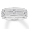 Thumbnail Image 0 of Men's Diamond Band 1/20 ct tw Stainless Steel 8mm