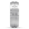 Thumbnail Image 2 of Men's Diamond Band 1/20 ct tw Stainless Steel 8mm