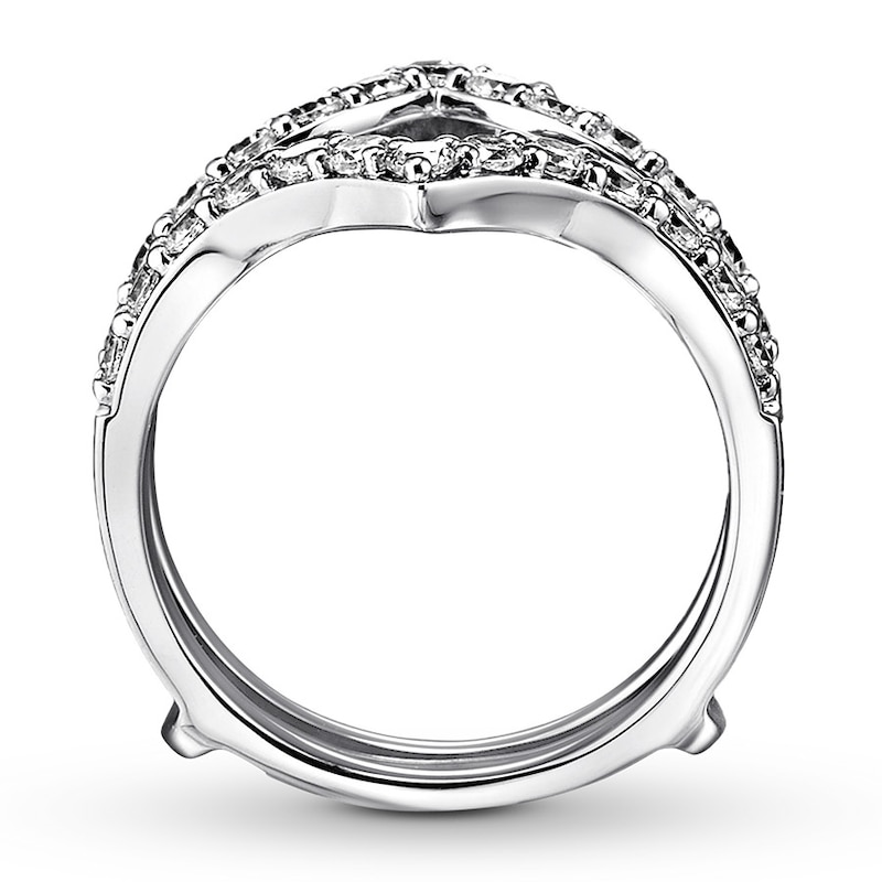 Diamond Enhancer Ring 1 carat tw Round 14K White Gold