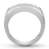 Thumbnail Image 2 of Men's Diamond Band 1 carat tw Round 14K White Gold