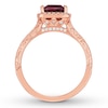 Thumbnail Image 1 of Neil Lane Garnet Engagement Ring 1/3 ct tw Diamonds 14K Gold