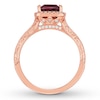 Thumbnail Image 2 of Neil Lane Garnet Engagement Ring 1/3 ct tw Diamonds 14K Gold
