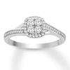 Thumbnail Image 0 of Diamond Promise Ring 1/3 ct tw Round 10K White Gold