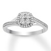 Thumbnail Image 0 of Diamond Promise Ring 1/3 ct tw Round 10K White Gold