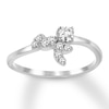 Thumbnail Image 0 of Diamond Promise Ring 1/5 ct tw Round 10K White Gold