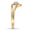 Thumbnail Image 2 of Diamond Promise Ring 1/6 ct Round 10K Yellow Gold