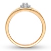 Thumbnail Image 3 of Diamond Promise Ring 1/6 ct Round 10K Yellow Gold