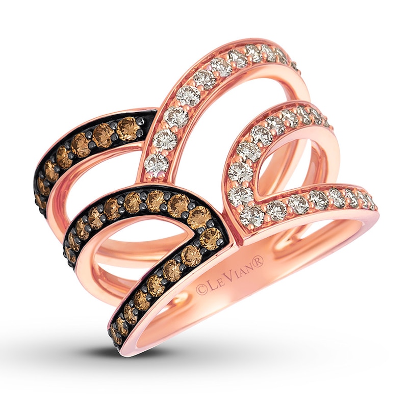 Le Vian Diamond Ring 1 carat tw 14K Strawberry Gold