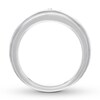 Thumbnail Image 3 of Black Diamond Men's Band 1/5 carat tw 10K White Gold