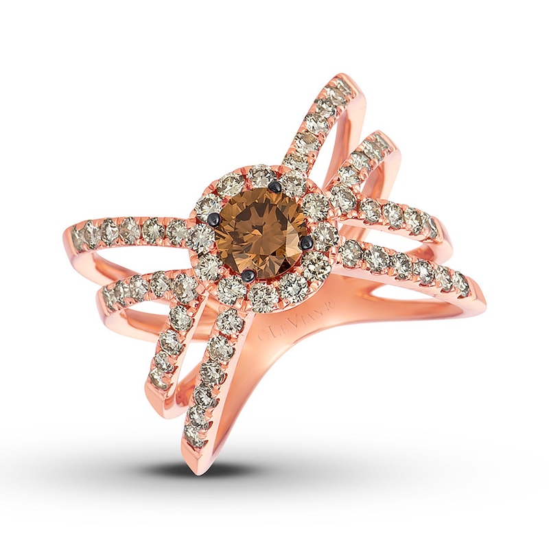 Le Vian Diamond Ring 1-3/4 ct tw 14K Strawberry Gold