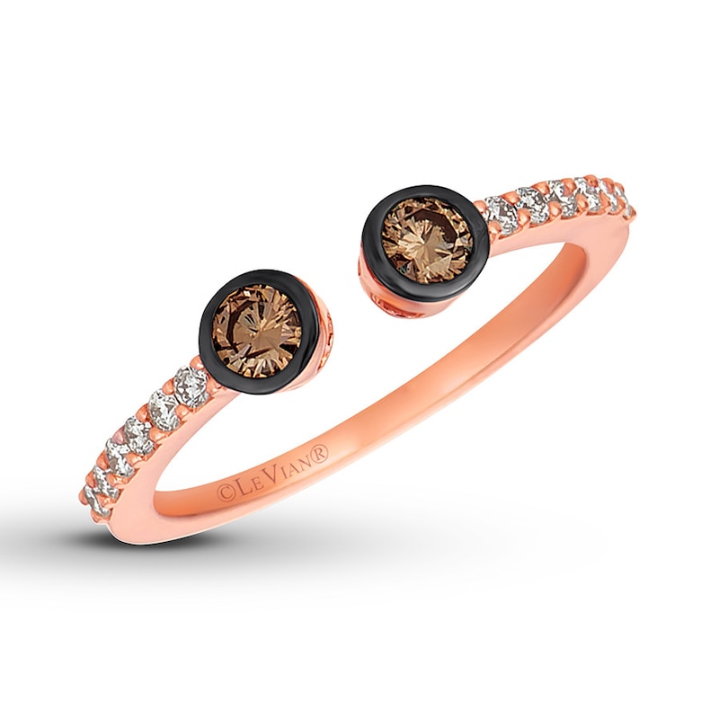 Main Image 1 of Le Vian Diamond Ring 3/8 ct tw 14K Strawberry Gold