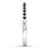 Thumbnail Image 2 of Black Diamond Anniversary Ring 1/6 ct tw 10K White Gold
