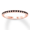 Thumbnail Image 0 of Black Diamond Anniversary Ring 1/6 ct tw 10K Rose Gold