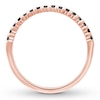 Thumbnail Image 1 of Black Diamond Anniversary Ring 1/6 ct tw 10K Rose Gold